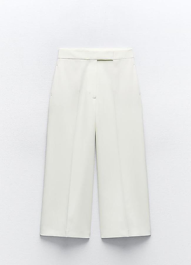 Imagen - Pantalones culotte de tiro alto de Zara (29,95€)