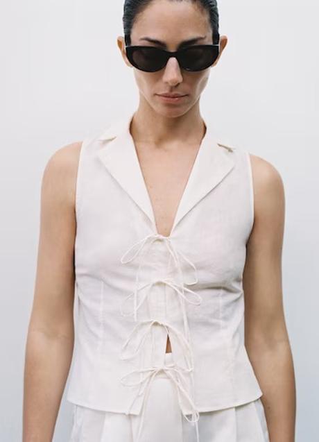 Imagen - Camisa con lazos de Mango (19,99 euros)