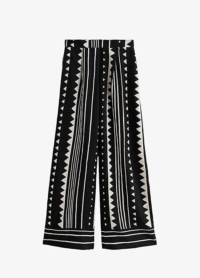 Imagen - Pantalones de rayas blanco y negro de New Look, 44,99 euros..