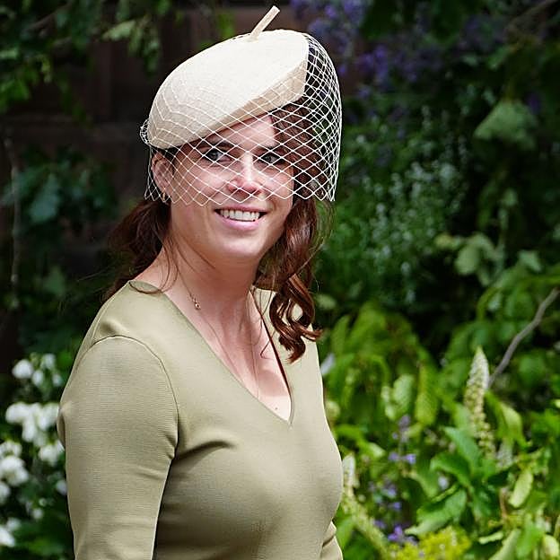 Eugenia de York en la boda de los duques de Westminster. 