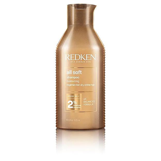 Redken All Soft Shampoo.