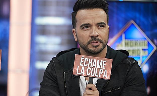 El cantante Luis Fonsi en el programa del 'El Hormiguero'.