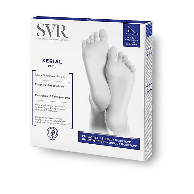 Los calcetines exfoliantes de SVR.