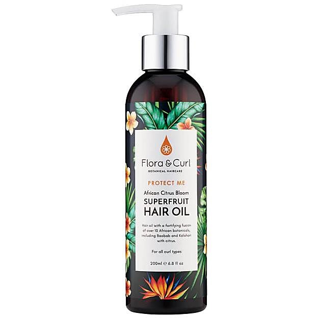 African Citrus Superfruit Hair Oil de Flora & Curl