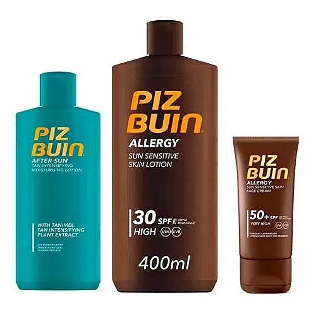 Pack Solar de Piz Buin. Precio: 35,85 euros