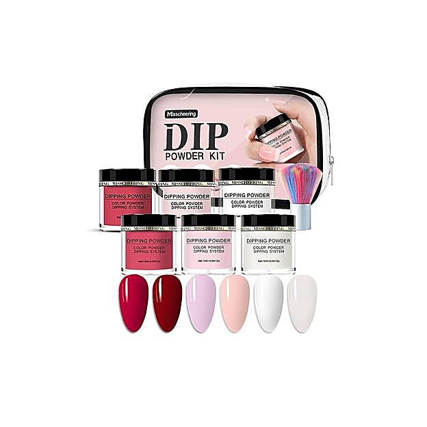 Kit de Polvo de Inmersión de Uñas de MKNZOME. Precio: 15,99 euros