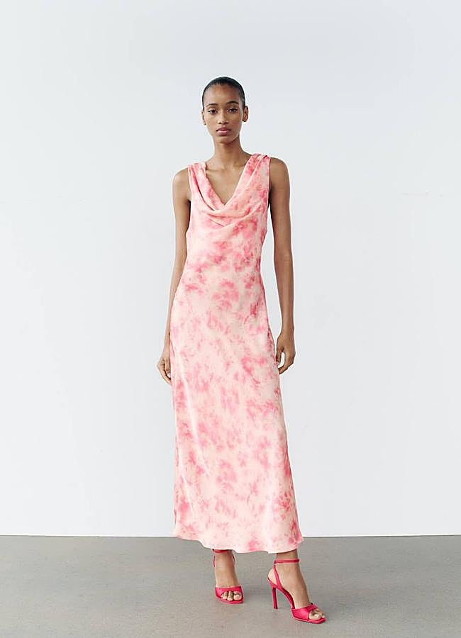 Imagen - Vestido midi con estampado tie-dye