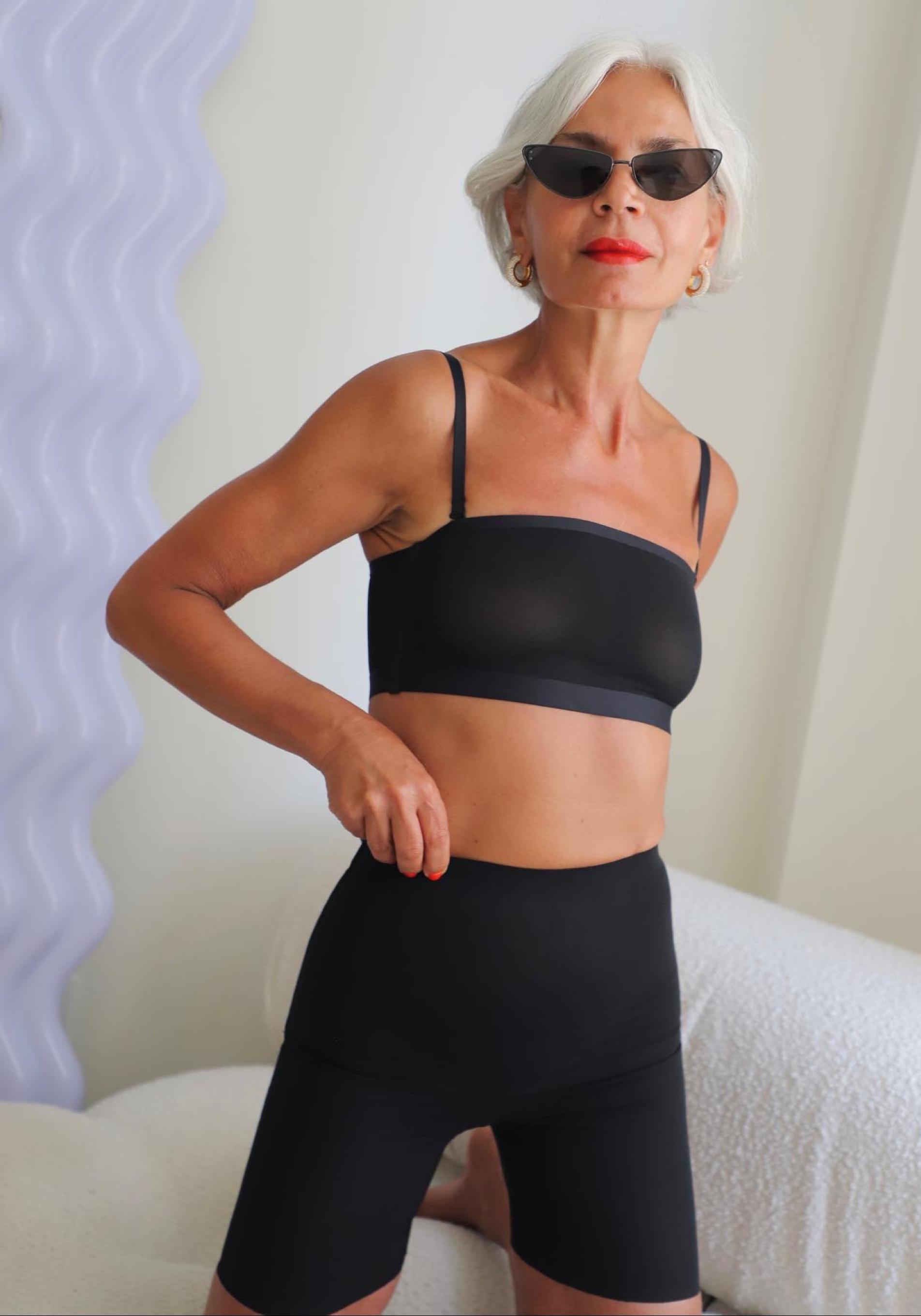 Influencer con ropa deportiva