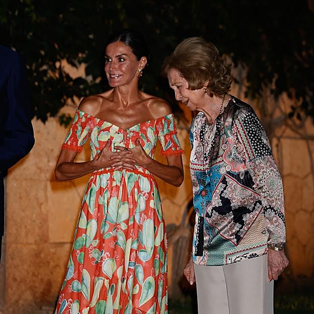 Reina Letizia y doña Sofía en Palma de Mallorca