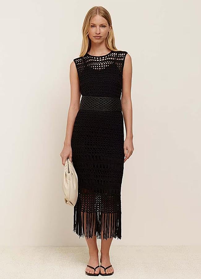 Imagen - Falda negra de crochet de Simorra.