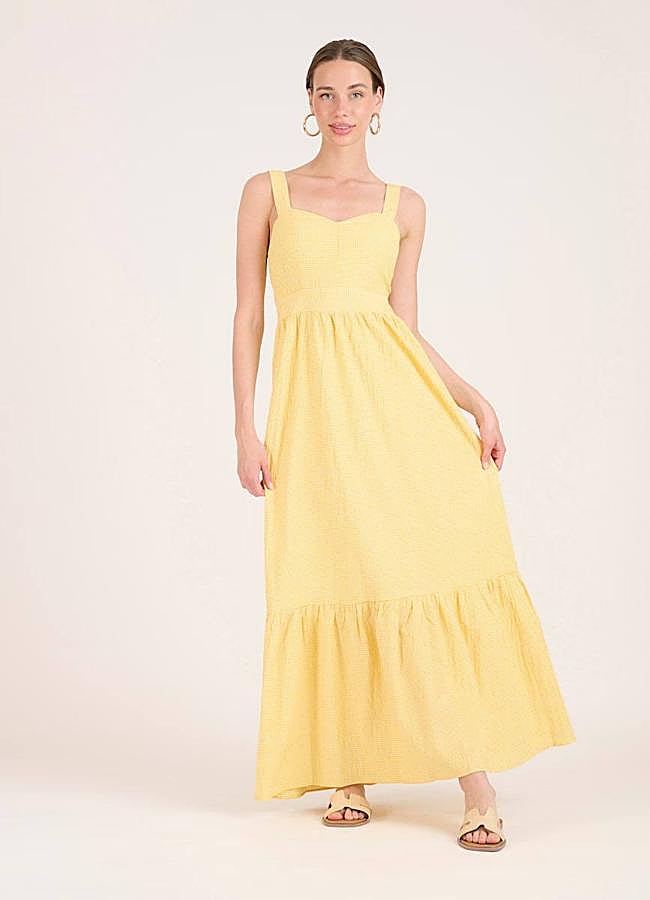 Imagen - Vestido amarillo de vichy