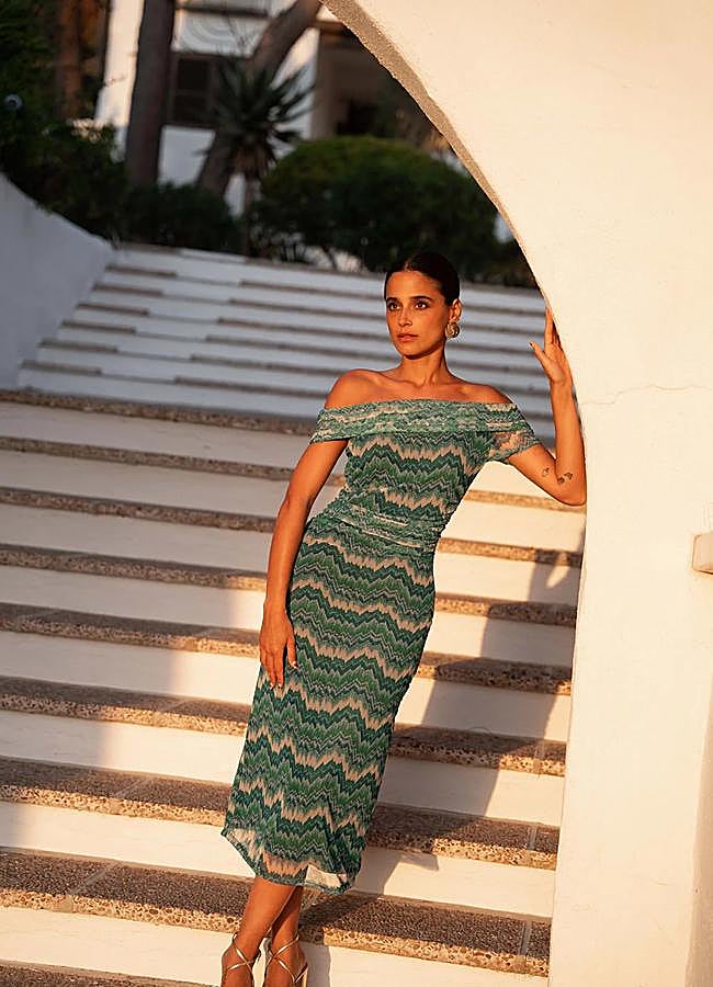 Imagen - Vestido con detalle asimétrico de Muscari.