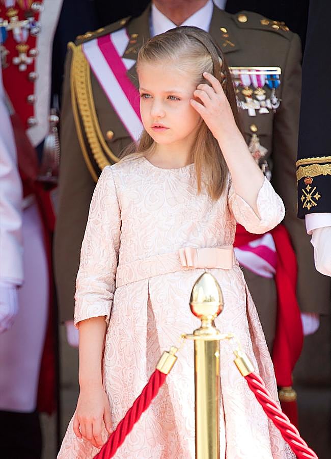 Imagen - La princesa Leonor durante el acto de Proclamación del rey Felipe. / LIMITED PICTURES