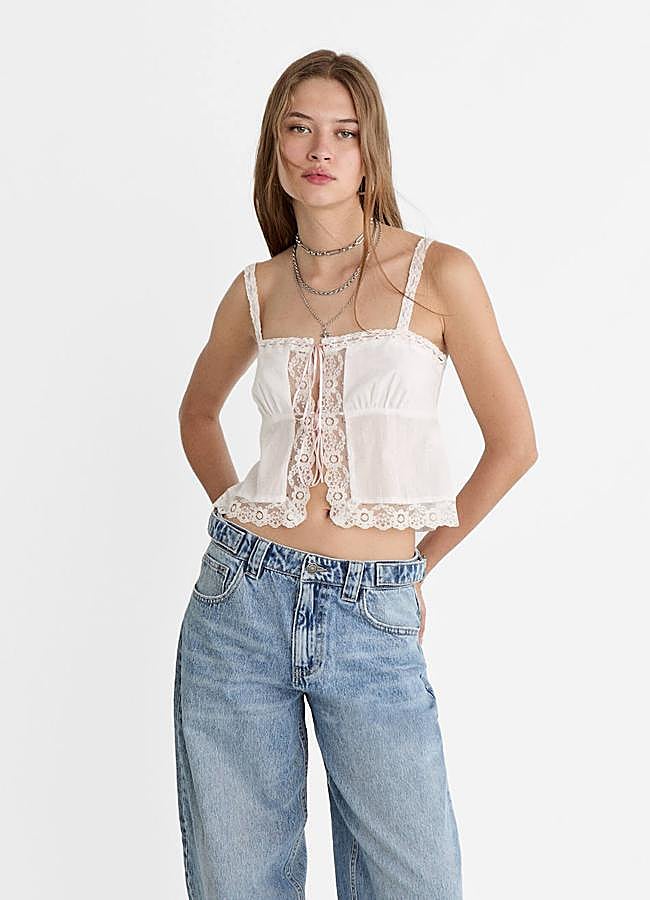 Imagen - Top lencero estilo romántico