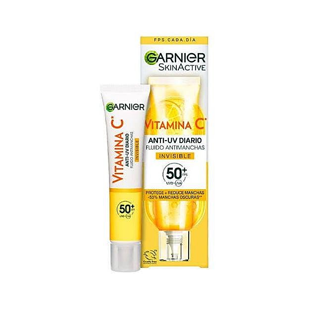 Anti-UV Diario Fluido Antimanchas Invisible de Garnier. Precio: 11,58 euros