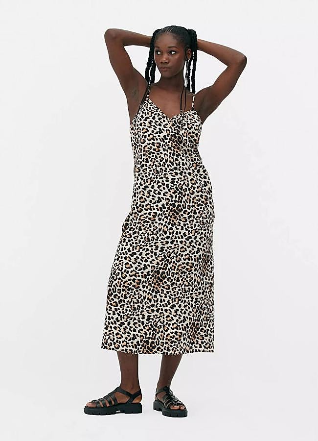 Imagen - Vestido midi de leopardo
