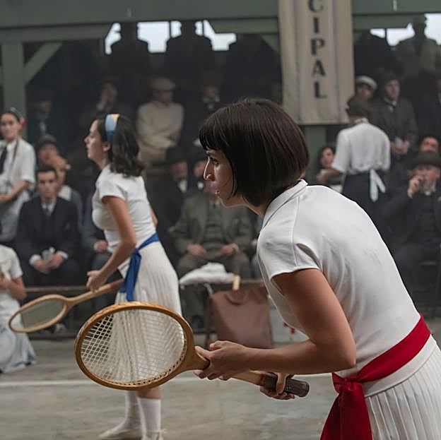 Claudia Salas en una imagen de Las Pelotaris, 1926.