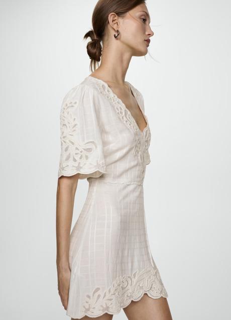 Imagen - Vestido blanco de Mango (79,99 euros)