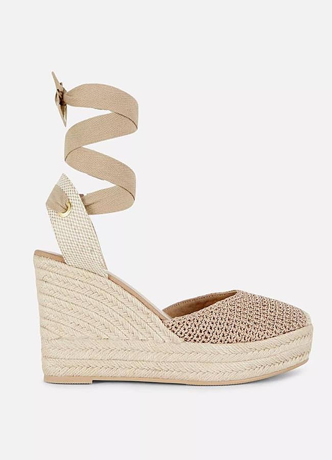 Imagen - Alpargatas con cuña de crochet