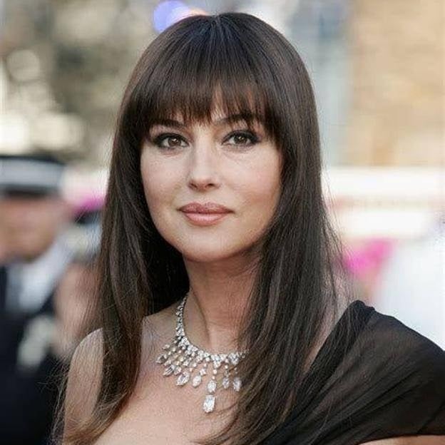 Así llevó Monica Bellucci el flequillo que se ha hecho Deva Cassel.