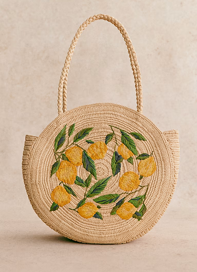 Imagen - Bolso de rafia de Sézane.