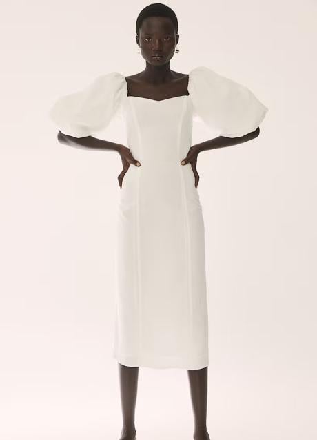 Imagen - Vestido blanco de H&M (49,99 euros)