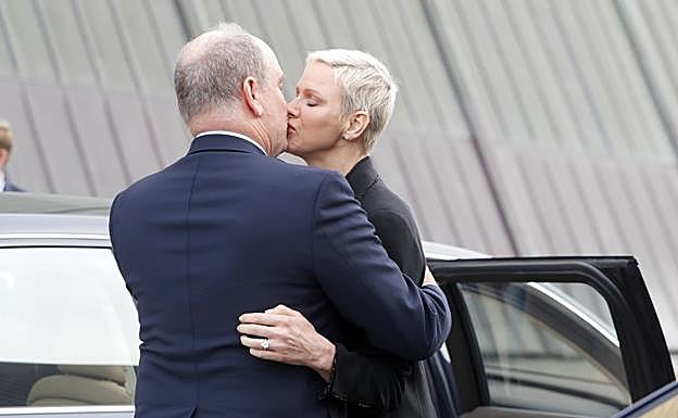 Charlène y Alberto de Mónaco, en una imagen reciente. 