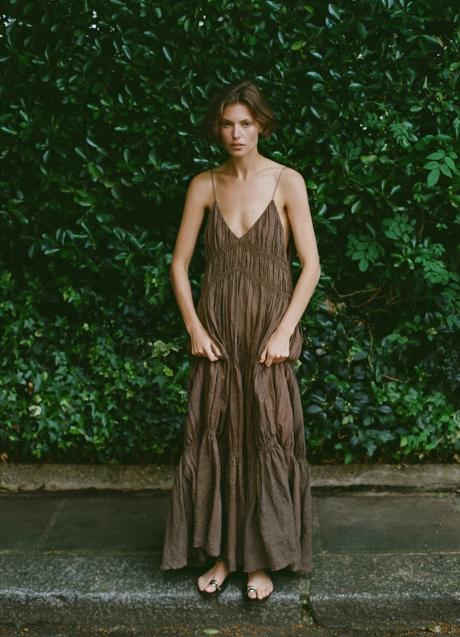 Imagen - Vestido marrón de Massimo Dutti (159 euros)