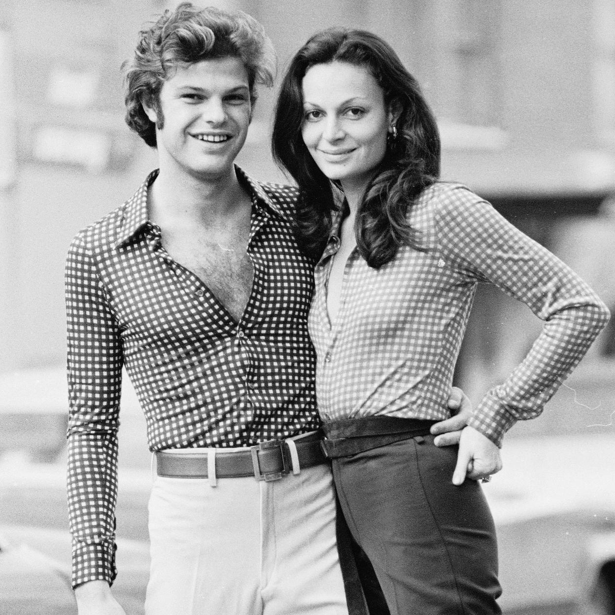 Egon y Diane Von Fürstenberg en Nueva York, en los años 70.