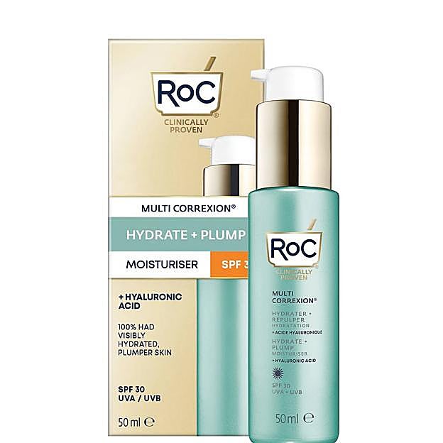 Multi Correxion Hydrate + Plump SPF30 de RoC