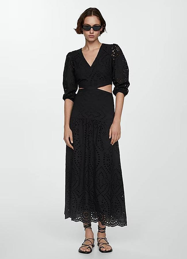 Imagen - Vestido bordado negro