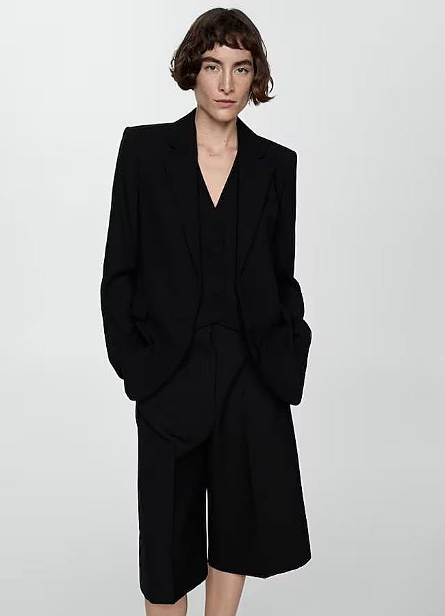 Imagen - Americana oversize color negro