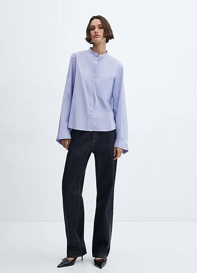 Imagen - Camisa básica con cuello mao