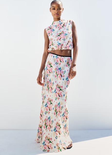 Imagen - Falda con estampado de flores de H&M (29,99 euros)
