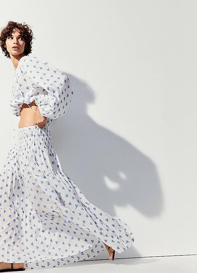 Imagen - Conjunto de verano con maxi falda y blusa boho