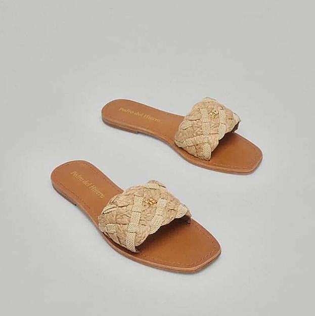 Sandalia pala rafia (38€)