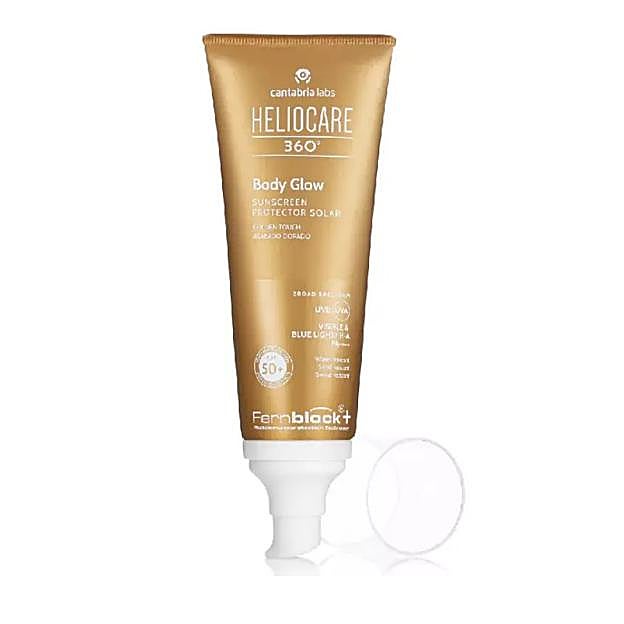 Crema Body Glow Heliocare 360 de Cantabria Labs. En la farmacia online rebajada de 29,85 euros a 19,95 euros.