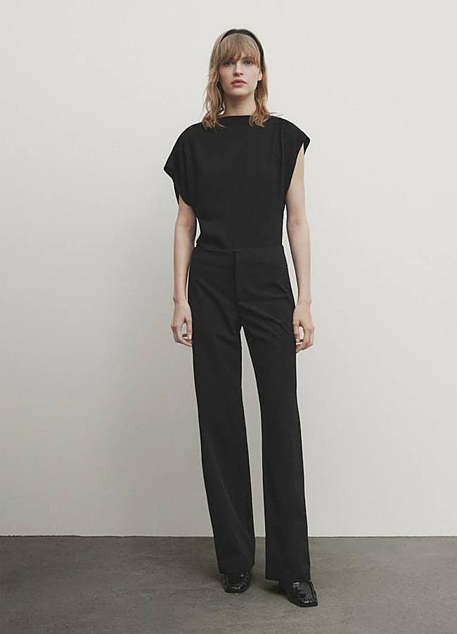 Imagen - Pantalones de vestir rectos color negro