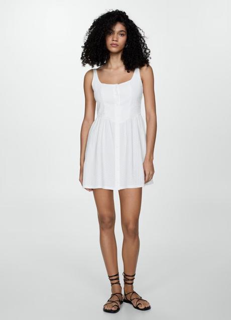 Imagen - Vestido blanco de Mango (25,99 euros)