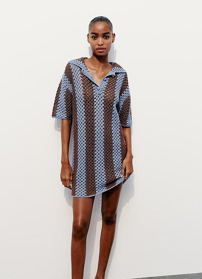 Imagen - Vestido polo punto crochet limited edition de Zara (27,99€)