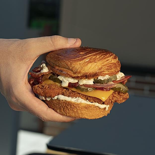 La King Dabiz de pollo crunchy.