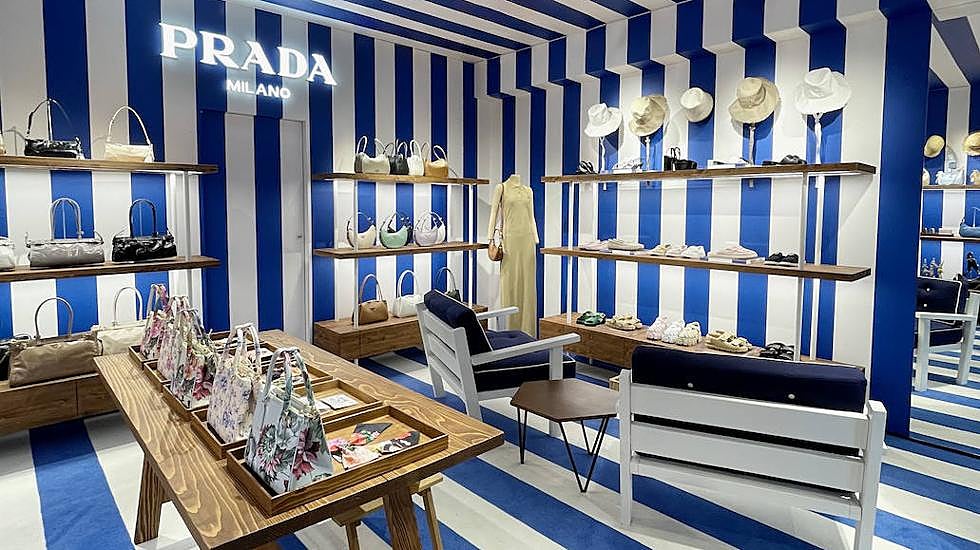 Pop-up de Prada en Formentera.
