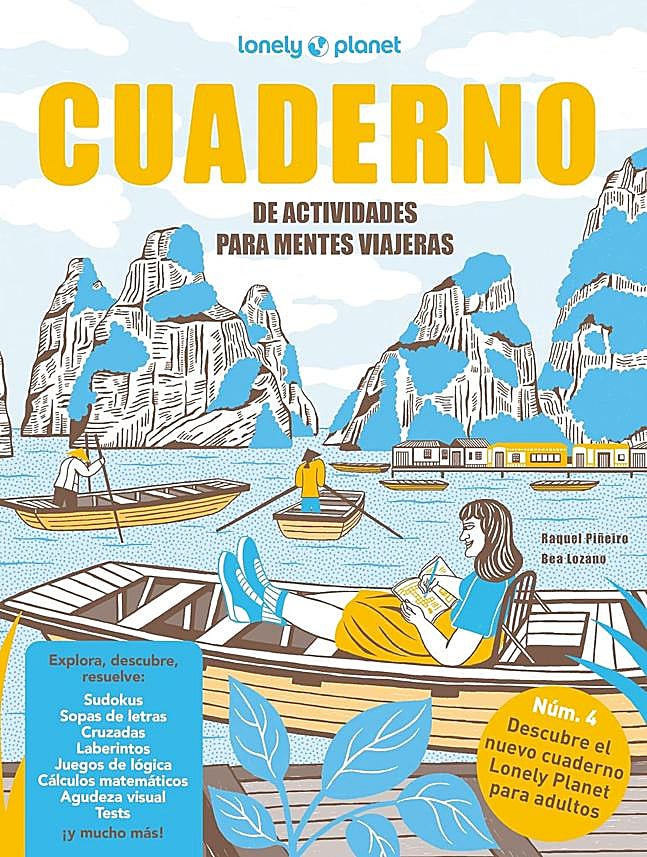 Imagen - Portada del Cuaderno de Actividades para mentes viajeras de Lonely Planet. / DR