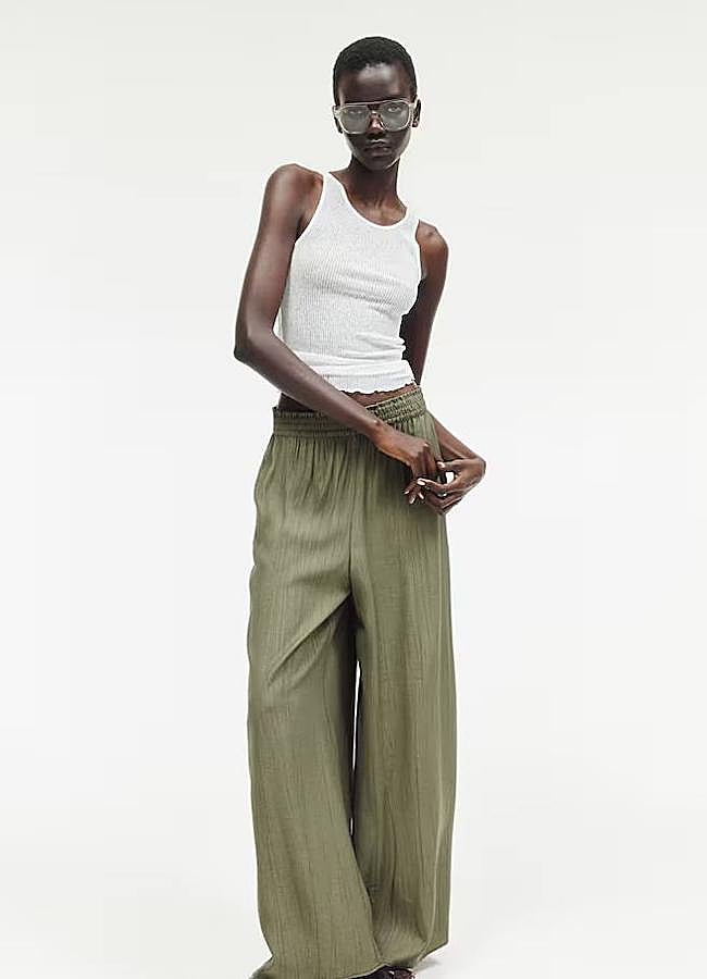 Imagen - Pantalones anchos fluidos efecto arrugado