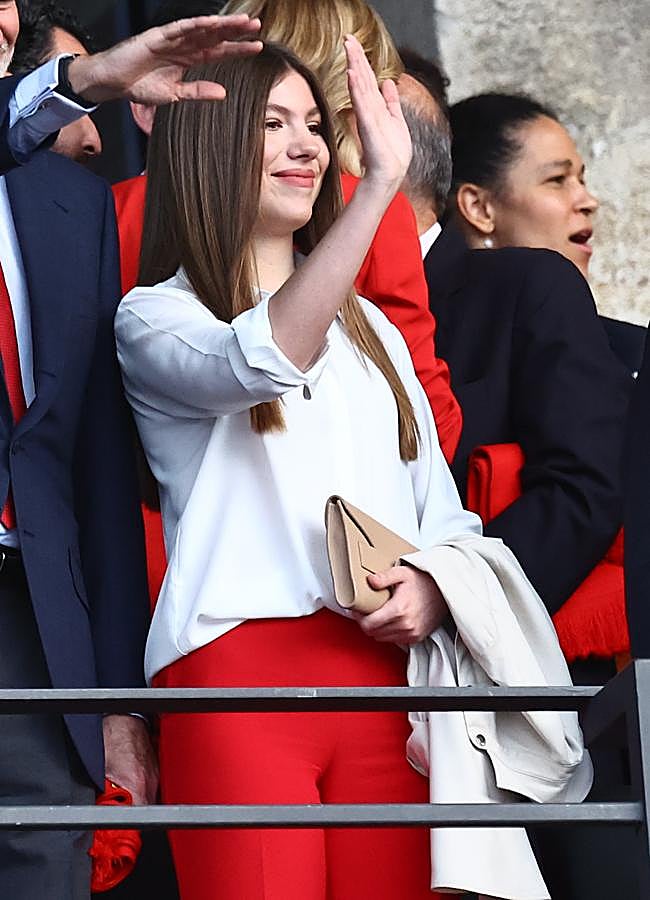 Imagen - La infanta Sofía en la final de la Eurocopa 2024/GTRES