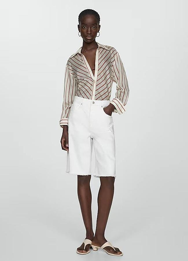 Imagen - Bermudas blancas vaqueras