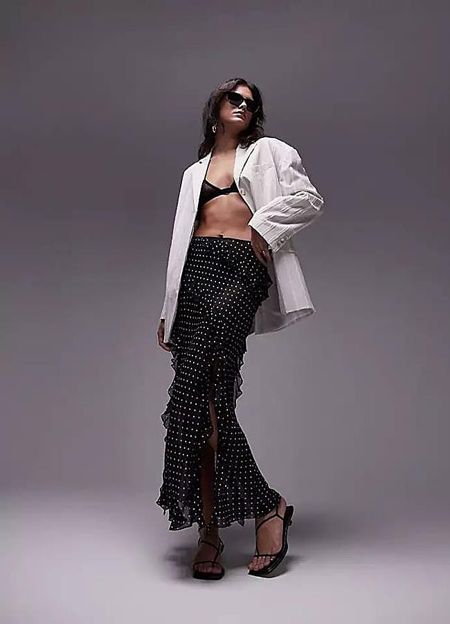 Imagen - Falda de lunares con volantes