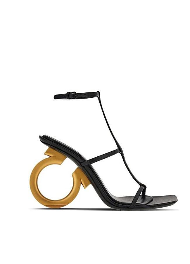 Imagen - Sandalias Aglalia con tacón Gancini de Ferragamo, 1.043 euros.