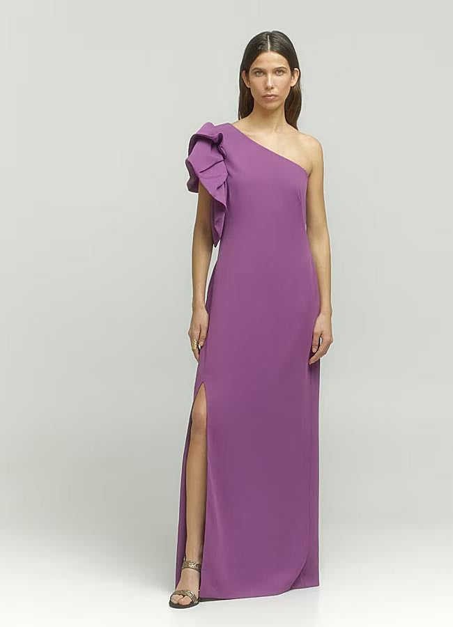 Imagen - Vestido largo con diseño asimétrico de Tintoretto.