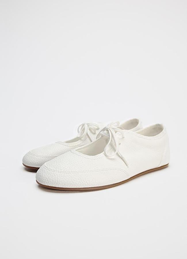 Imagen - Bailarinas cordones de Zara.